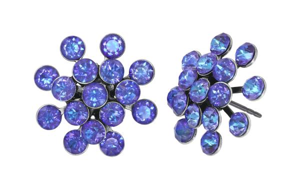 Blue/lila - Magic Fireball - Konplott earrings